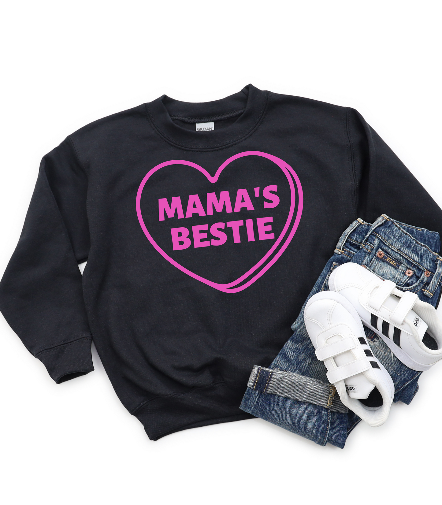 BEST SELLER- MAMA'S BESTIE VALENTINE'S KIDS