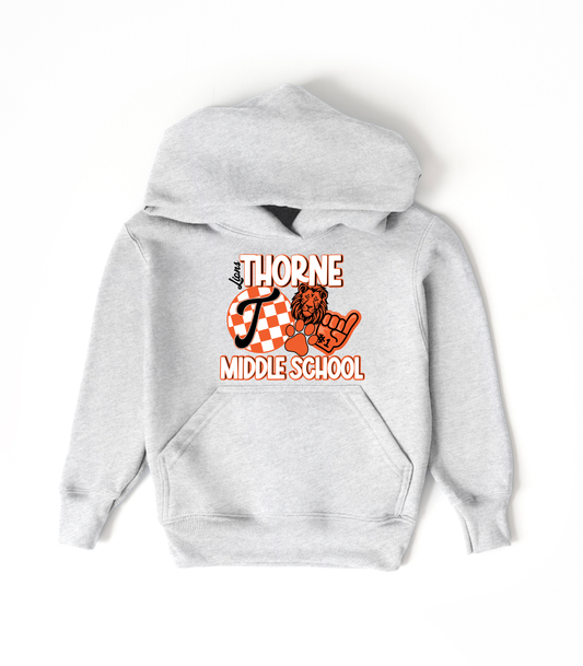 YOUTH THORNE MS CHECKERED COLLAGE - TODDLER & YOUTH SWEATSHIRT OPTIONS
