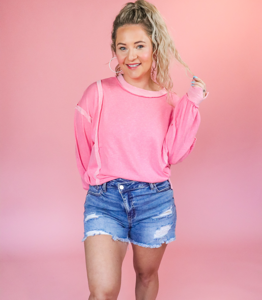 IT'S TOO EASY LIGHTWEIGHT PULLOVER - FINAL SALE