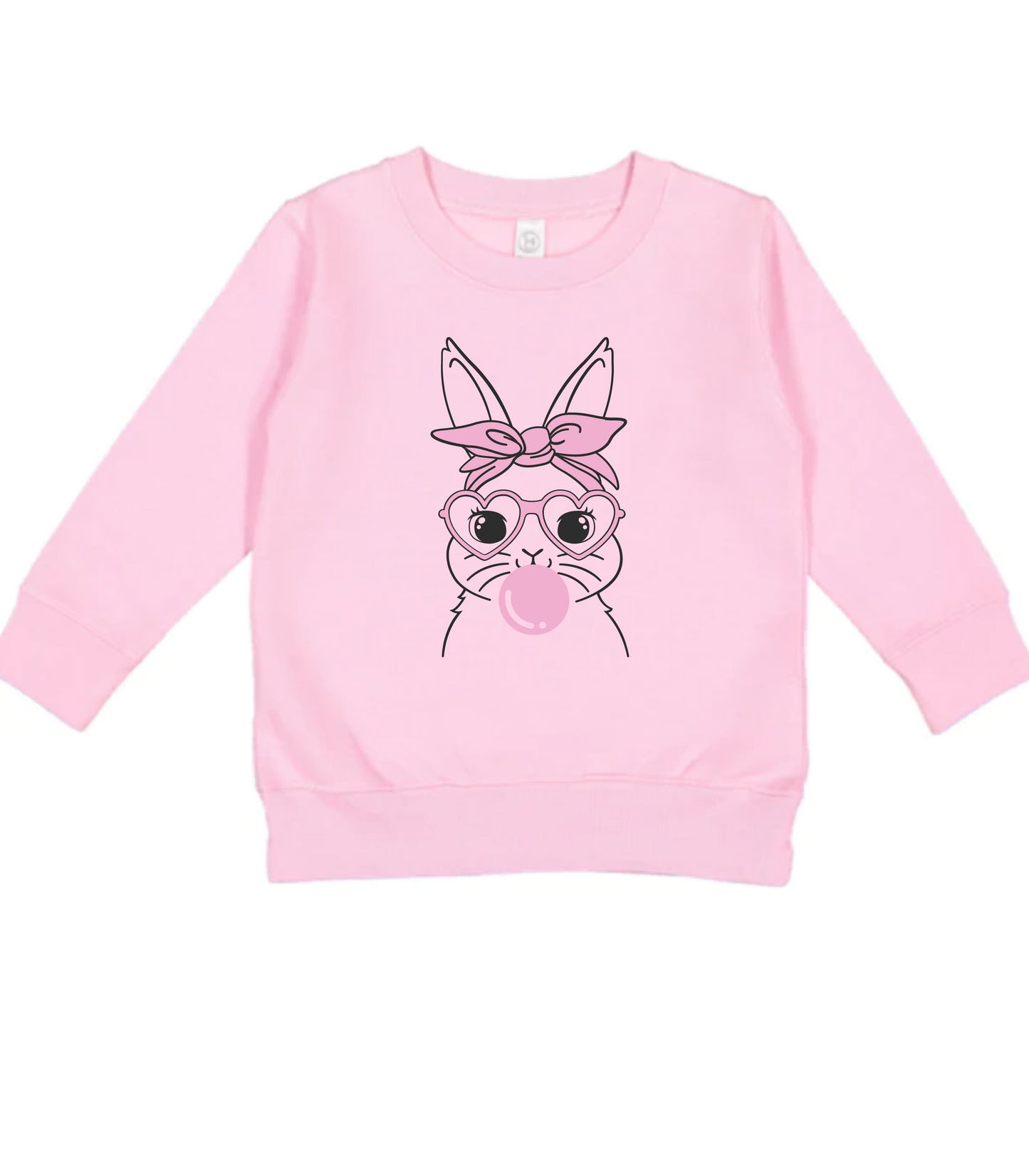 KIDS BUBBLE GUM BUNNY CREW