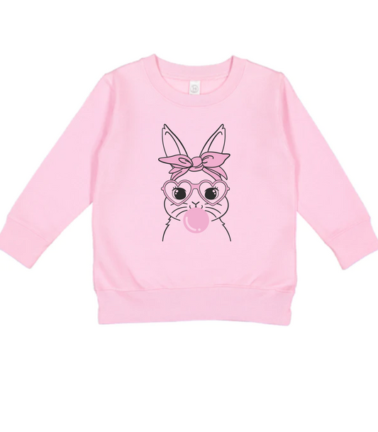 KIDS BUBBLE GUM BUNNY CREW