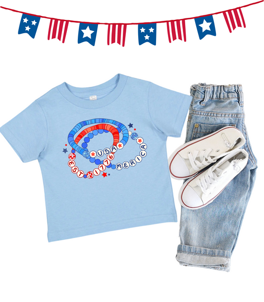 PATRIOTIC FRIENDSHIP BRACELETS KIDS
