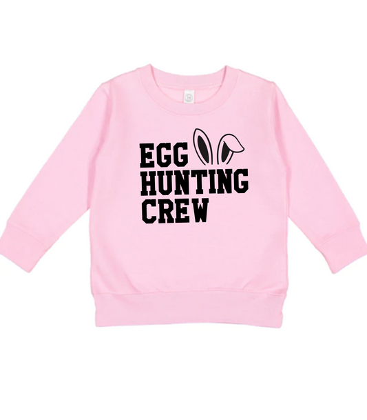 KIDS EGG HUNTING CREW CREWNECK SWEATSHIRT