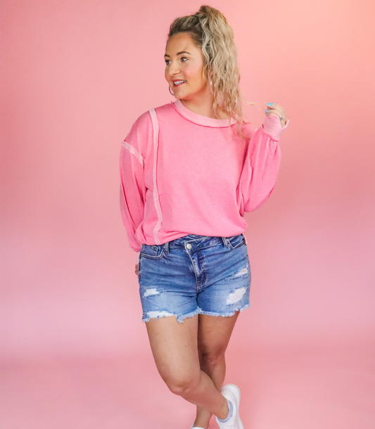 IT'S TOO EASY LIGHTWEIGHT PULLOVER - FINAL SALE