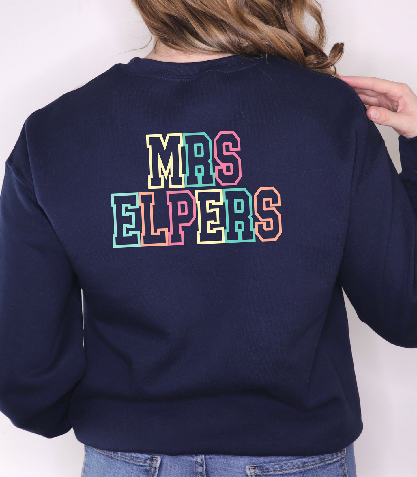 CUSTOMIZABLE SCHOOL MULTI COLOR TEE FRONT + BACK DESIGN - PJ EXCLUSIVE