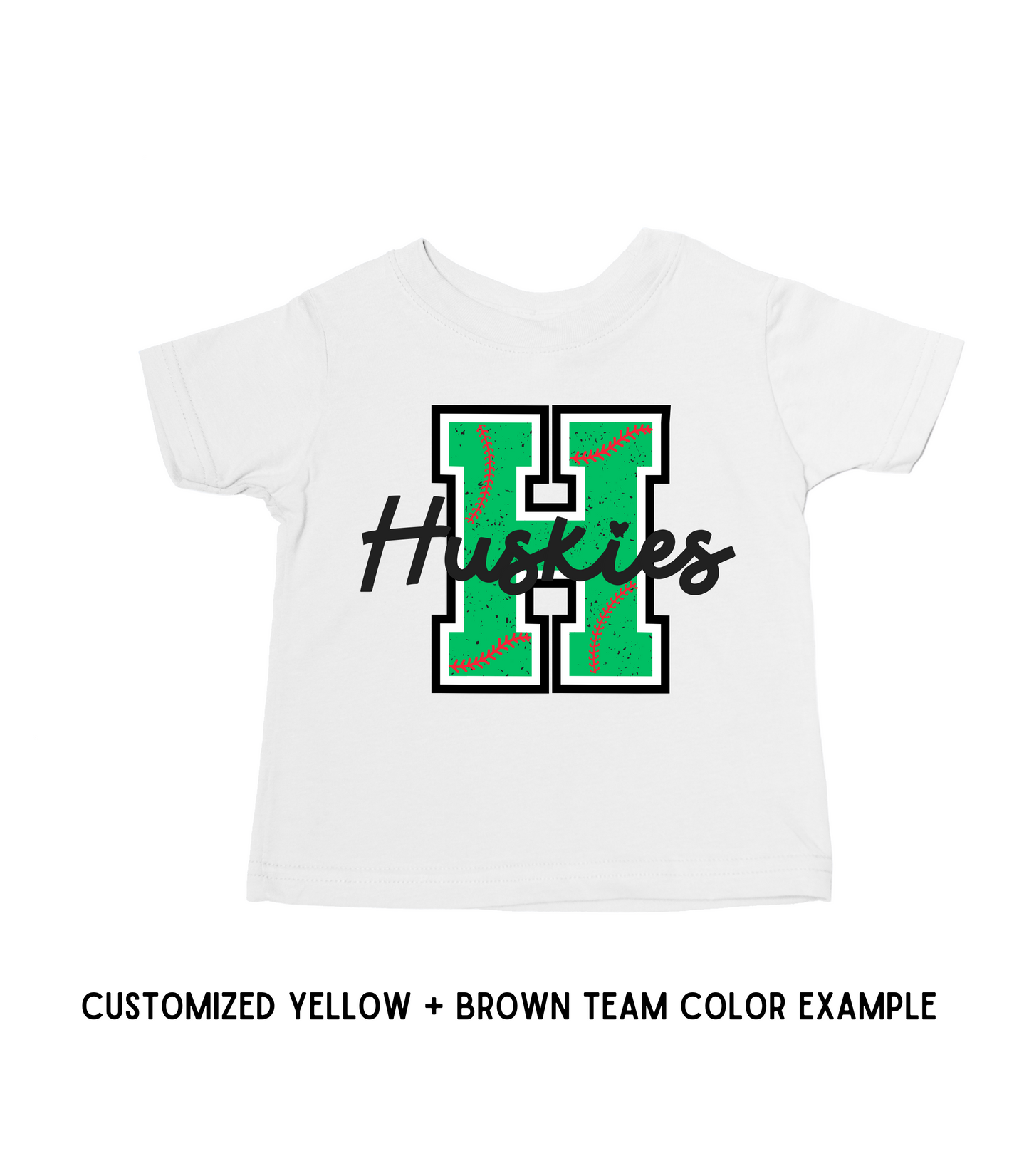 KIDS CUSTOMIZED CAPITAL LETTER TEE