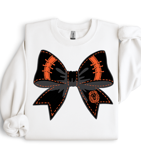 THORNE BLACK + ORAGNE BOW - SWEATSHIRT OPTIONS
