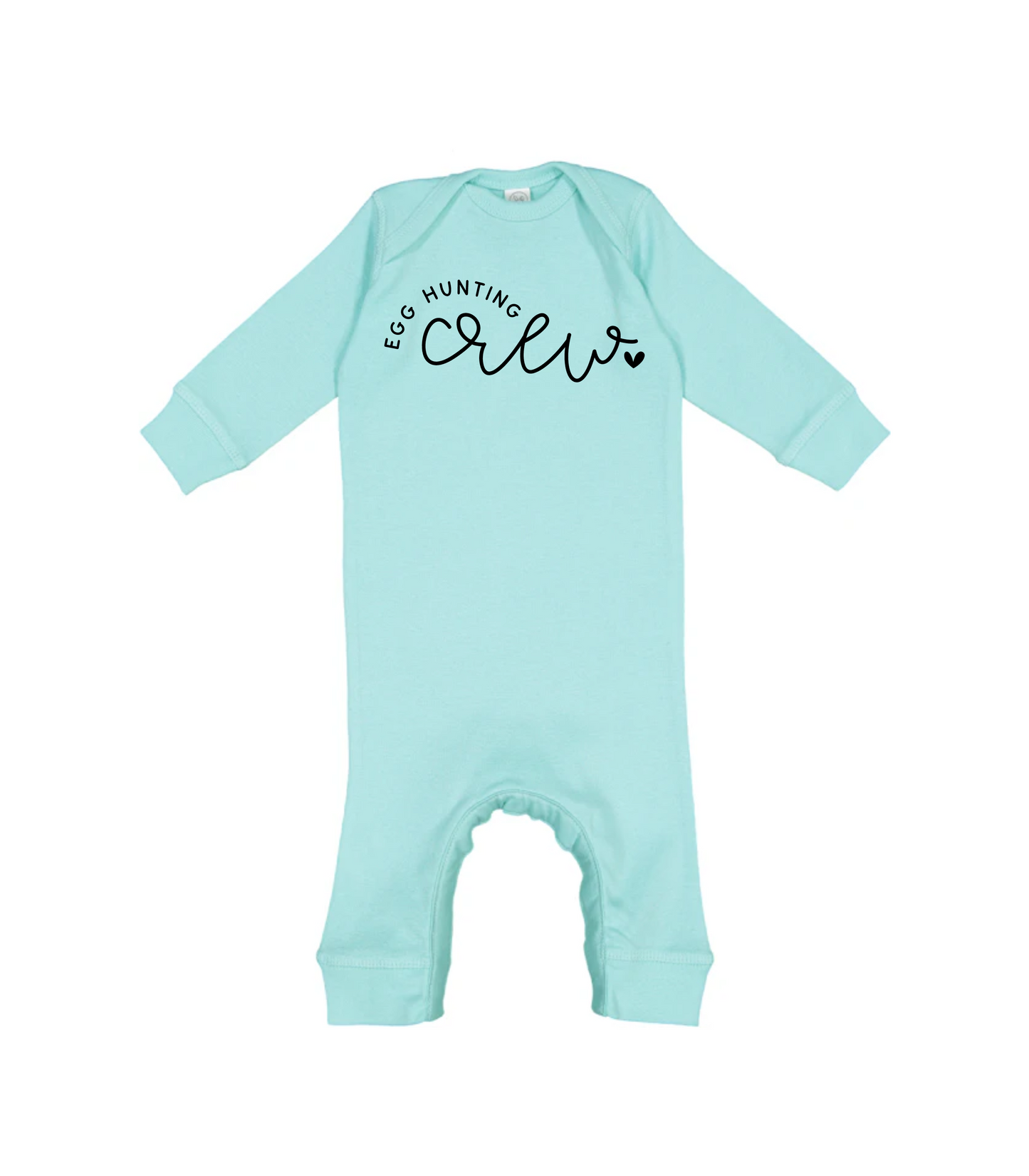 INFANT MINIMALIST EGG HUNTING CREW ROMPER