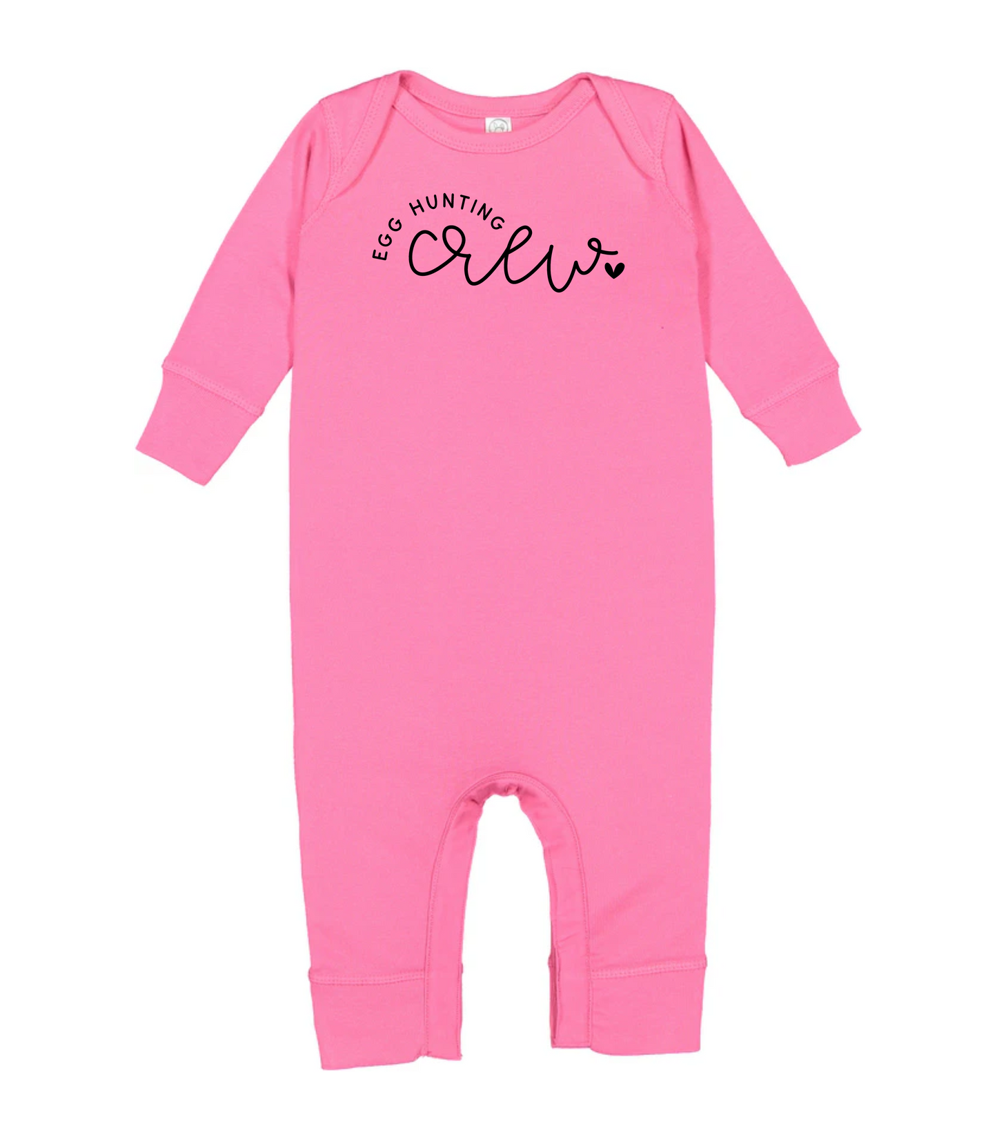 INFANT MINIMALIST EGG HUNTING CREW ROMPER