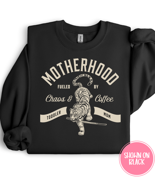 MOTHERHOOD CHAOS + COFFEE - CREWS + HOODIES
