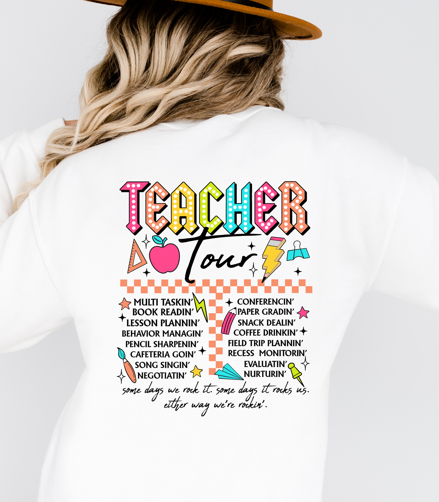 TEACHER TOUR FRONT AND BACK DESIGN