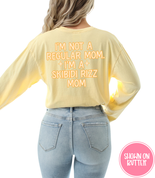 SKIBIDI RIZZ MOM - TEE, TANKS + LONG SLEEVE TEE