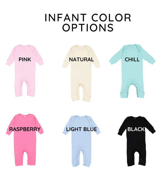 INFANT MINI BUNNY BLUE ROMPER