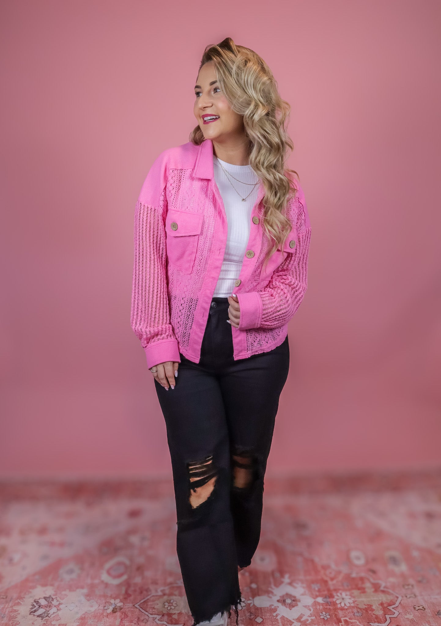 NEED YOU MORE LACE SHACKET