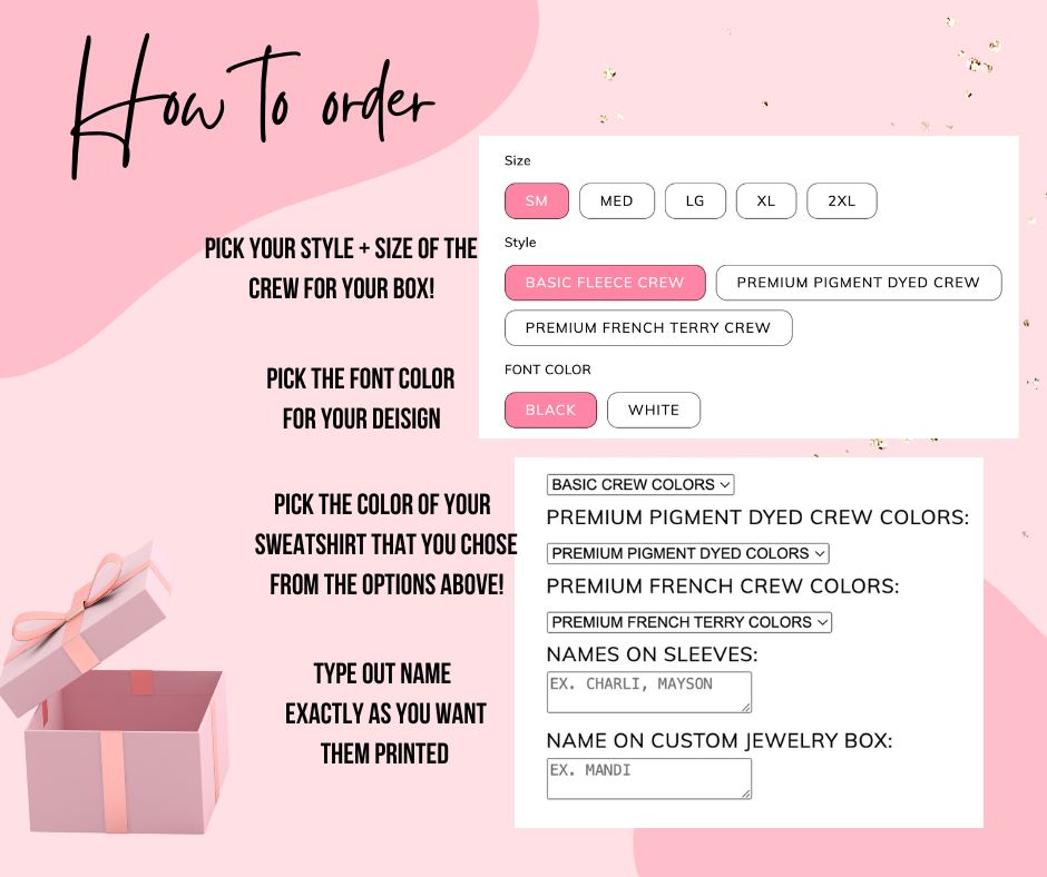 MAMA'S DAY BOX - FOR THE GRANDMA'S - OPTION 1