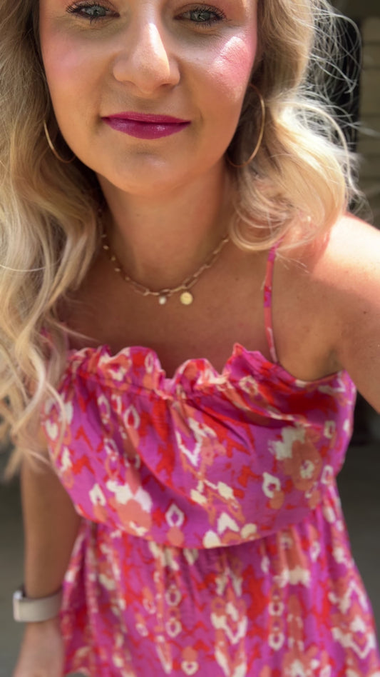 TAKE YOUR TIME MULTICOLOR DRESS - FINAL SALE