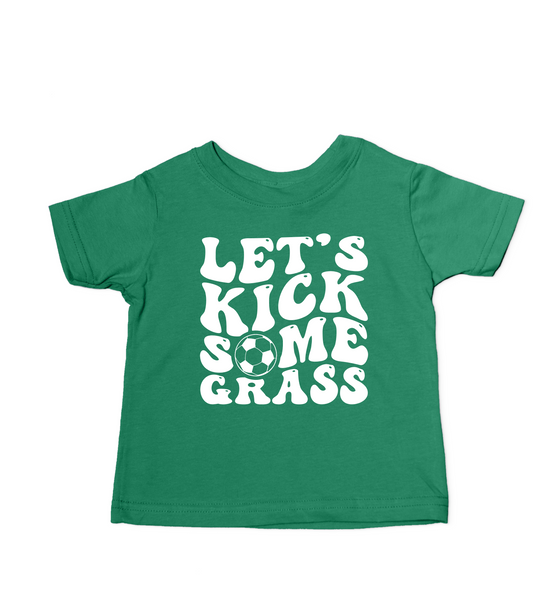 LETS KICK SOME GRASS KIDS TEE