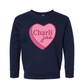 CUSTOMIZABLE NAME CONVERSATION HEART YOUTH CREW/TEE