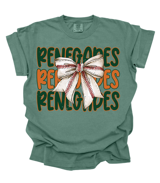 RENEGADES BASEBALL BOW