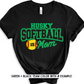 ADULT CUSTOMIZABLE SOFTBALL MOM TEE OPTIONS