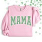 VARSITY MAMA CLOVER TEE/CREW