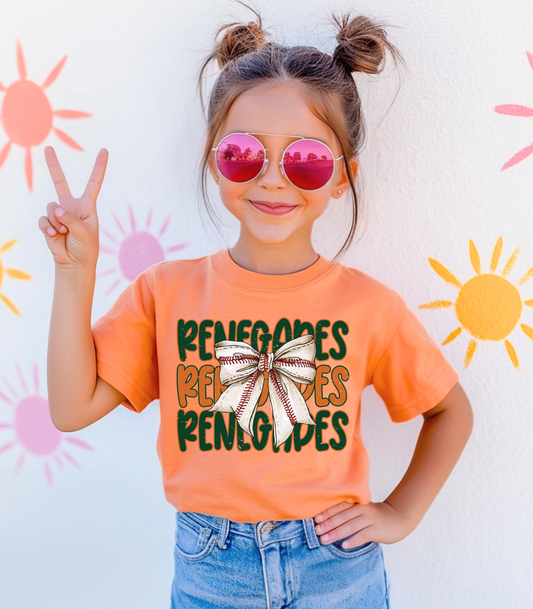 RENEGADE BASEBALL BOW - TODDLER/YOUTH