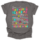 DEAR TINY HUMAN BEHIND ME FRONT AND BACK DESIGN