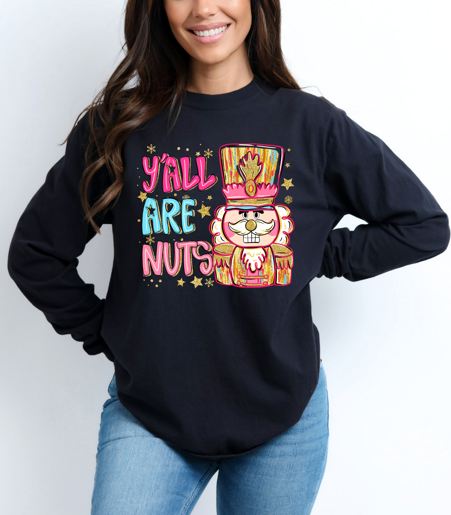 YA'LL ARE NUTS - TEES + LONG SLEEVE TEES