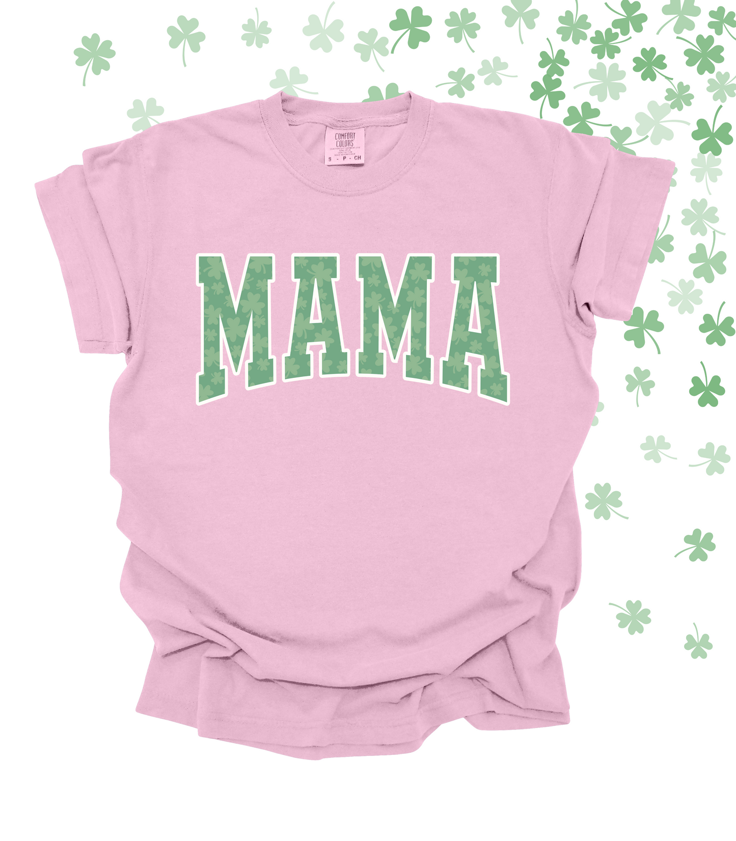 VARSITY MAMA CLOVER TEE/CREW