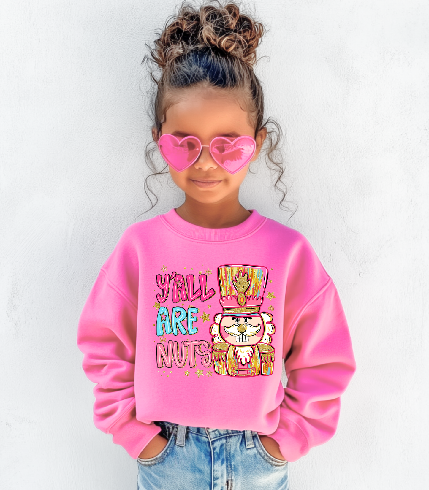 YOUTH YA'LL ARE NUTS - TODDLER & YOUTH SWEATSHIRT OPTIONS