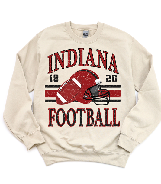 RETRO INDIANA FOOTBALL - SWEATSHIRTS + TEES