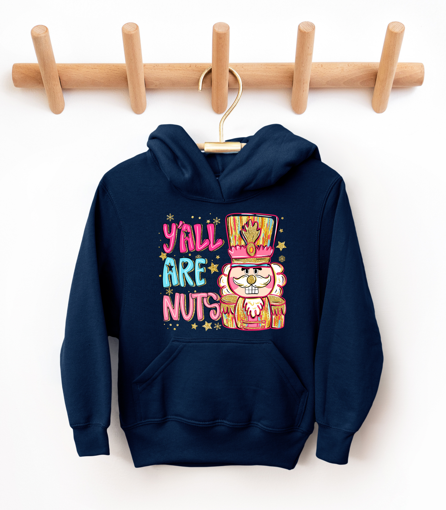 YOUTH YA'LL ARE NUTS - TODDLER & YOUTH SWEATSHIRT OPTIONS