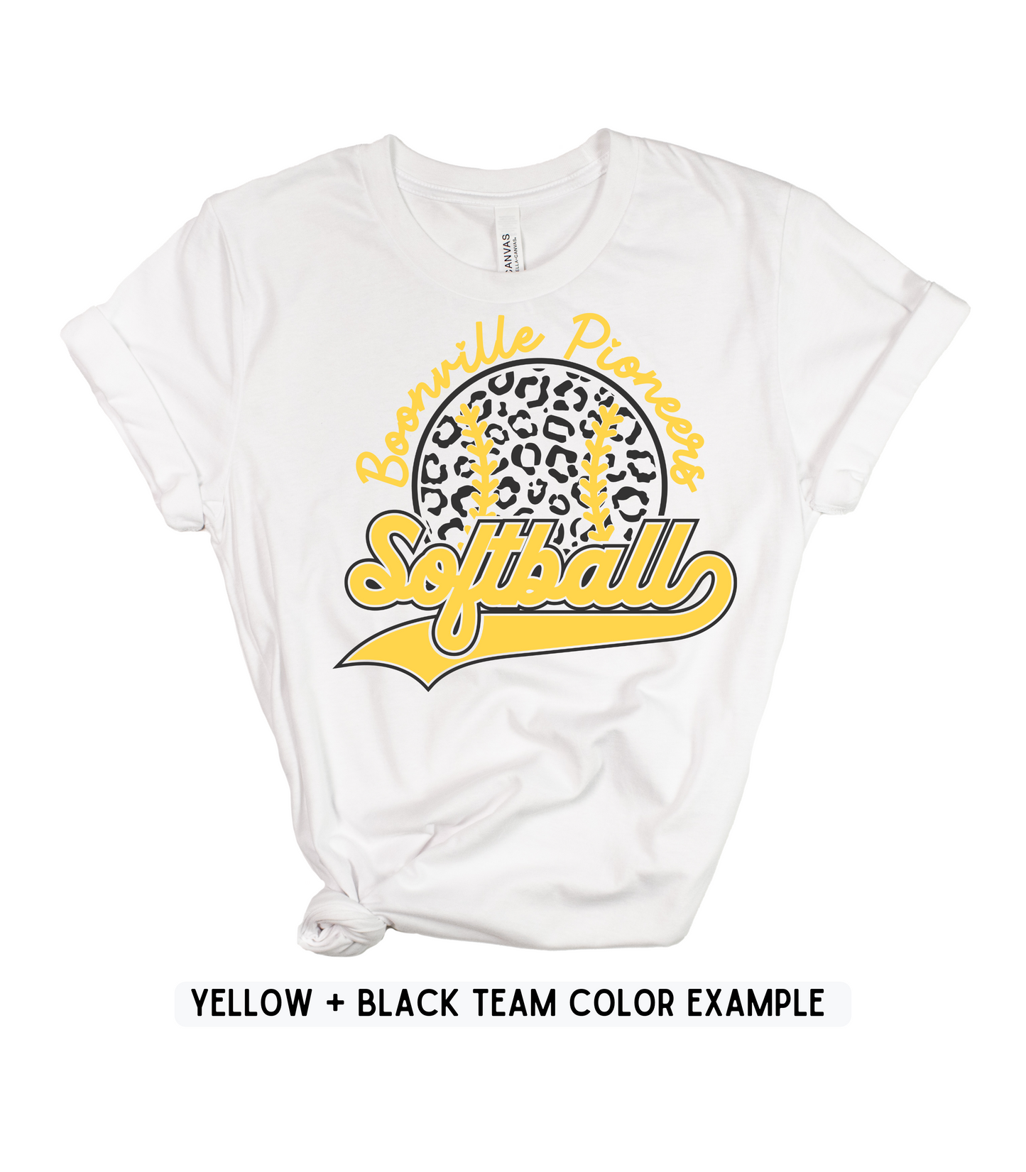 ADULT CUSTOMIZABLE SOFTBALL LEOPARD FILLED OPTIONS