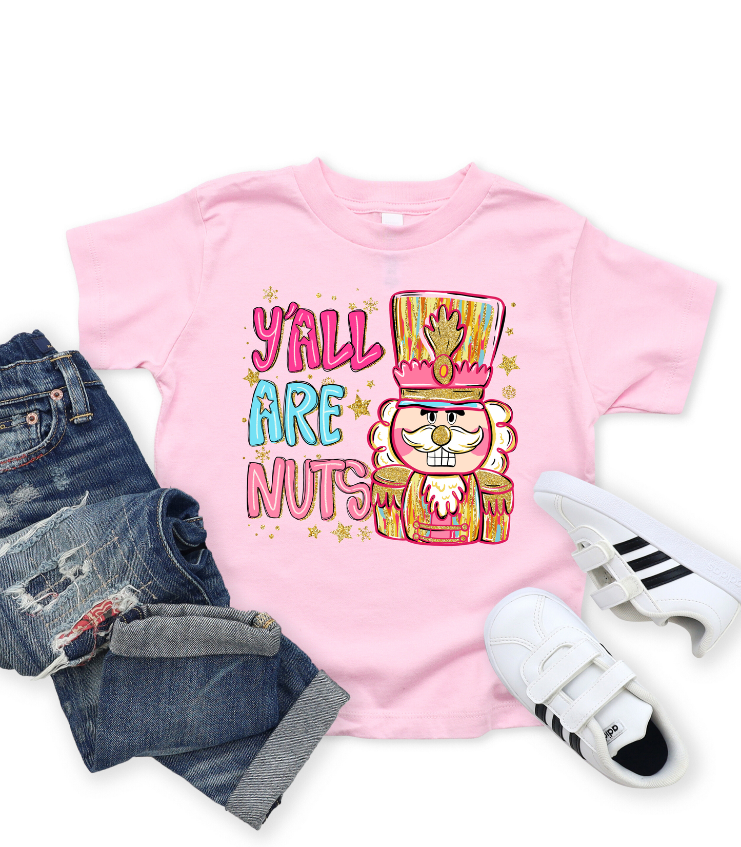 YOUTH YA'LL ARE NUTS - TODDLER & YOUTH TEES