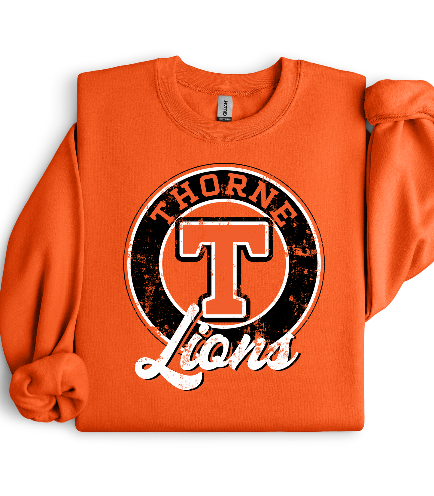 THORNE LIONS DISTRESSED CIRCLE  - SWEATSHIRT OPTIONS