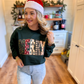FAUX FABRIC MERRY - SWEATSHIRT OPTIONS