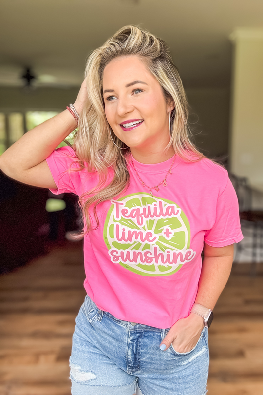 TEQUILA LIME + SUNSHINE - TUESDAY TEE
