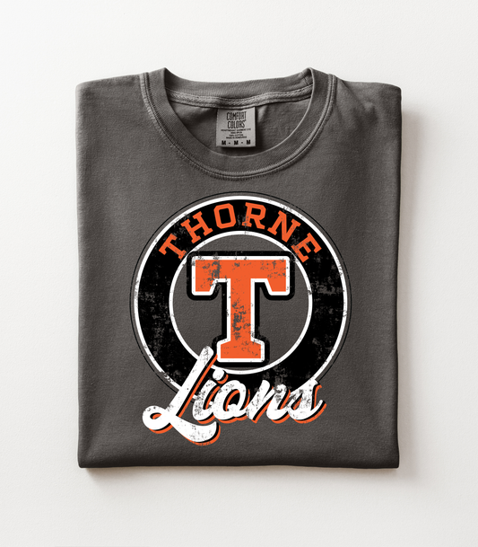 THORNE LIONS DISTRESSED CIRCLE - TEES + LONG SLEEVE TEES