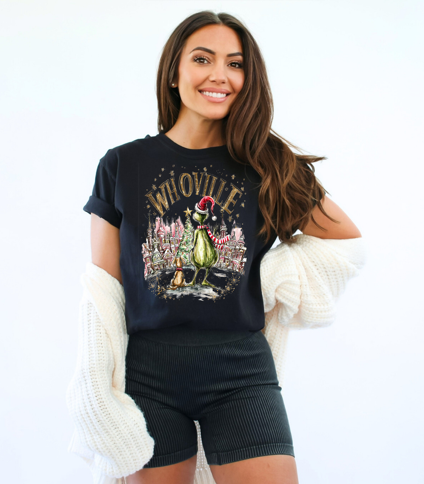 HANDDRAWN GRINCH & MAX - TEES + LONG SLEEVE TEES