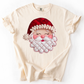FAUX QUILTED SANTA  - TEES + LONG SLEEVE TEES