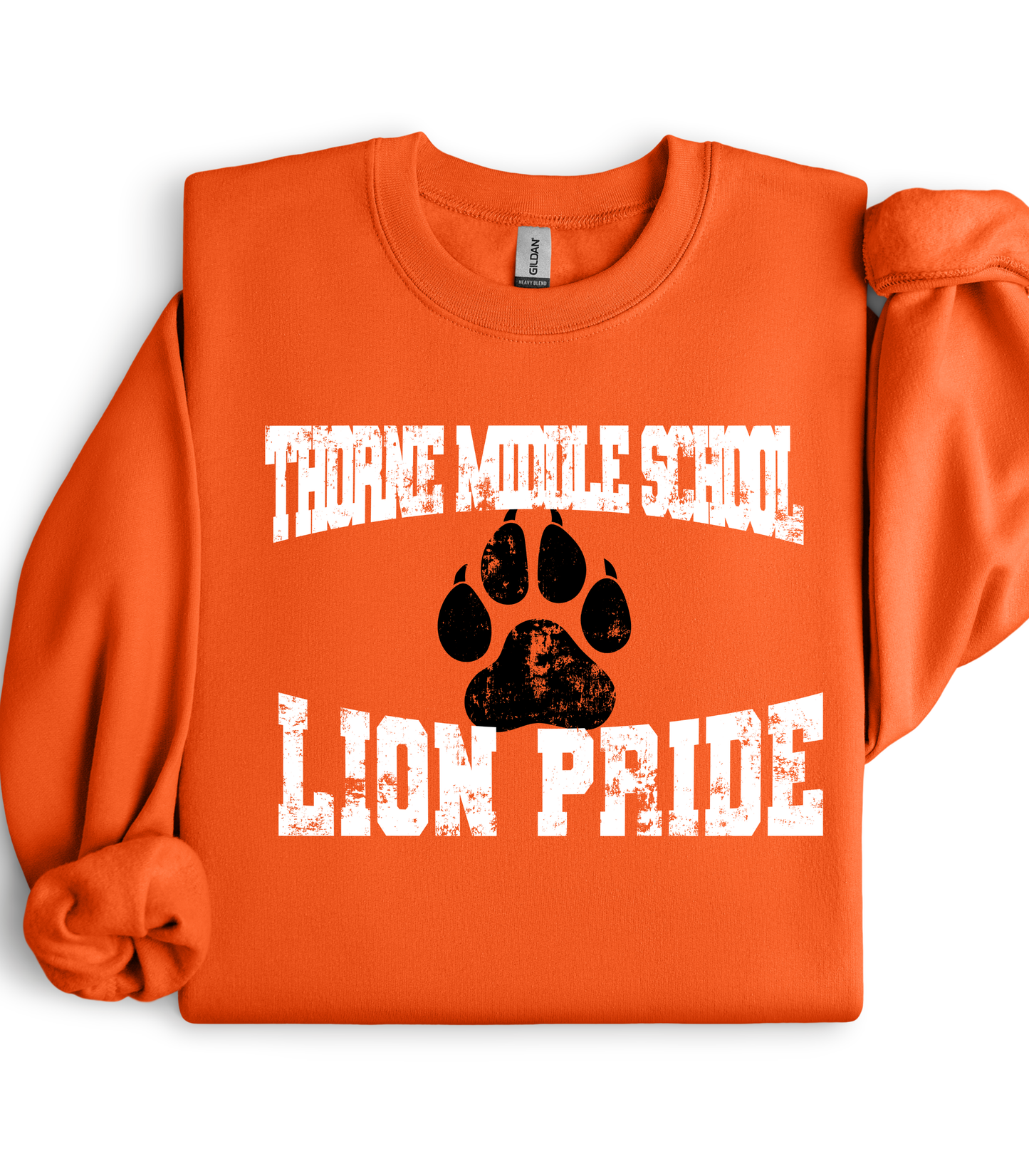 THORNE MS DISTRESSED LION PRIDE - SWEATSHIRT OPTIONS