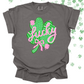 PRETTY IN PINK LUCKY - TEE/CREW