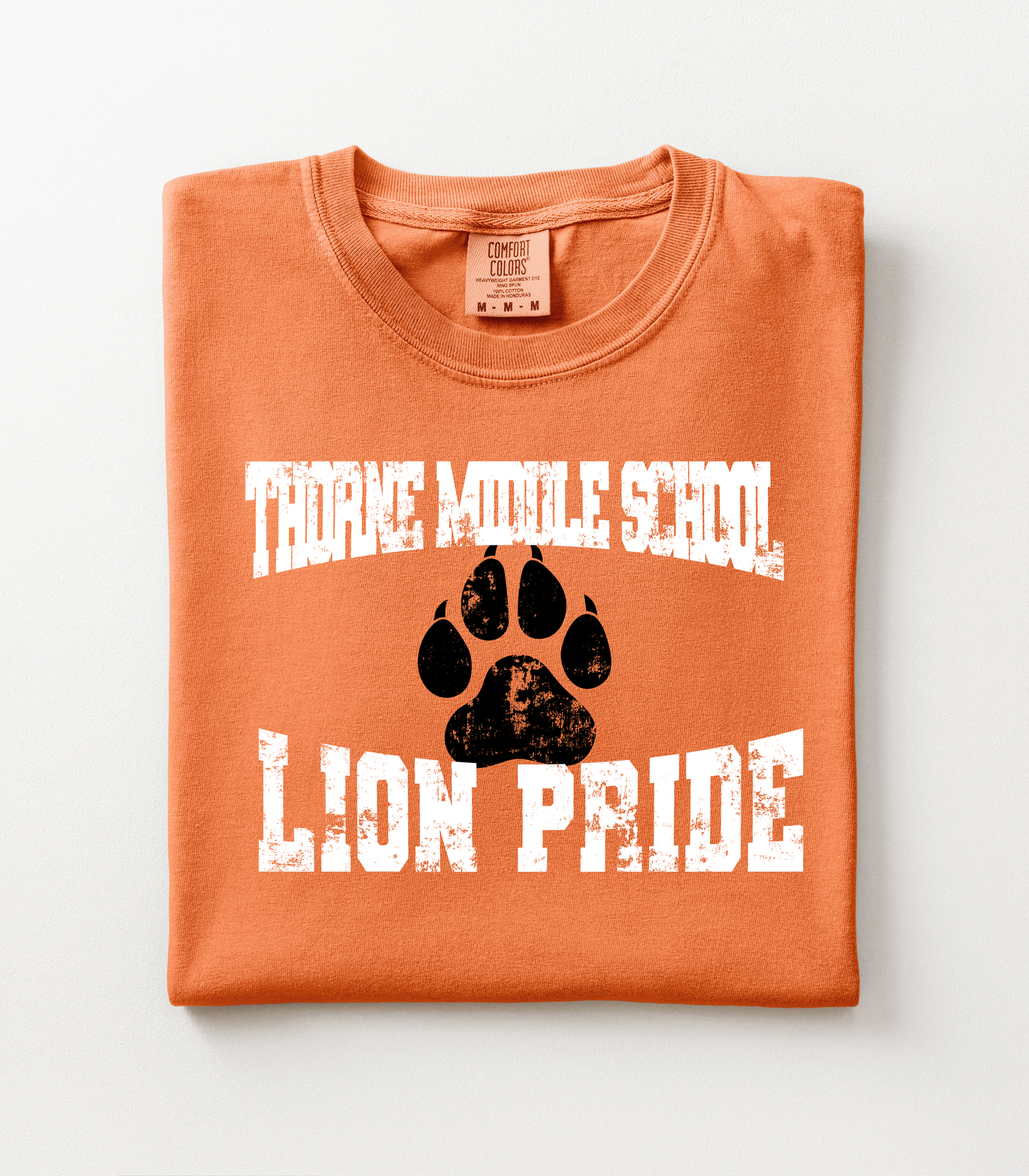 THORNE MS DISTRESSED LION PRIDE - TEES + LONG SLEEVE TEES