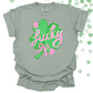 PRETTY IN PINK LUCKY - TEE/CREW