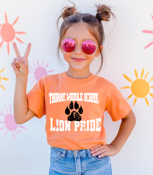 YOUTH THORNE MS DISTRESSED LION PRIDE  - TODDLER & YOUTH TEES