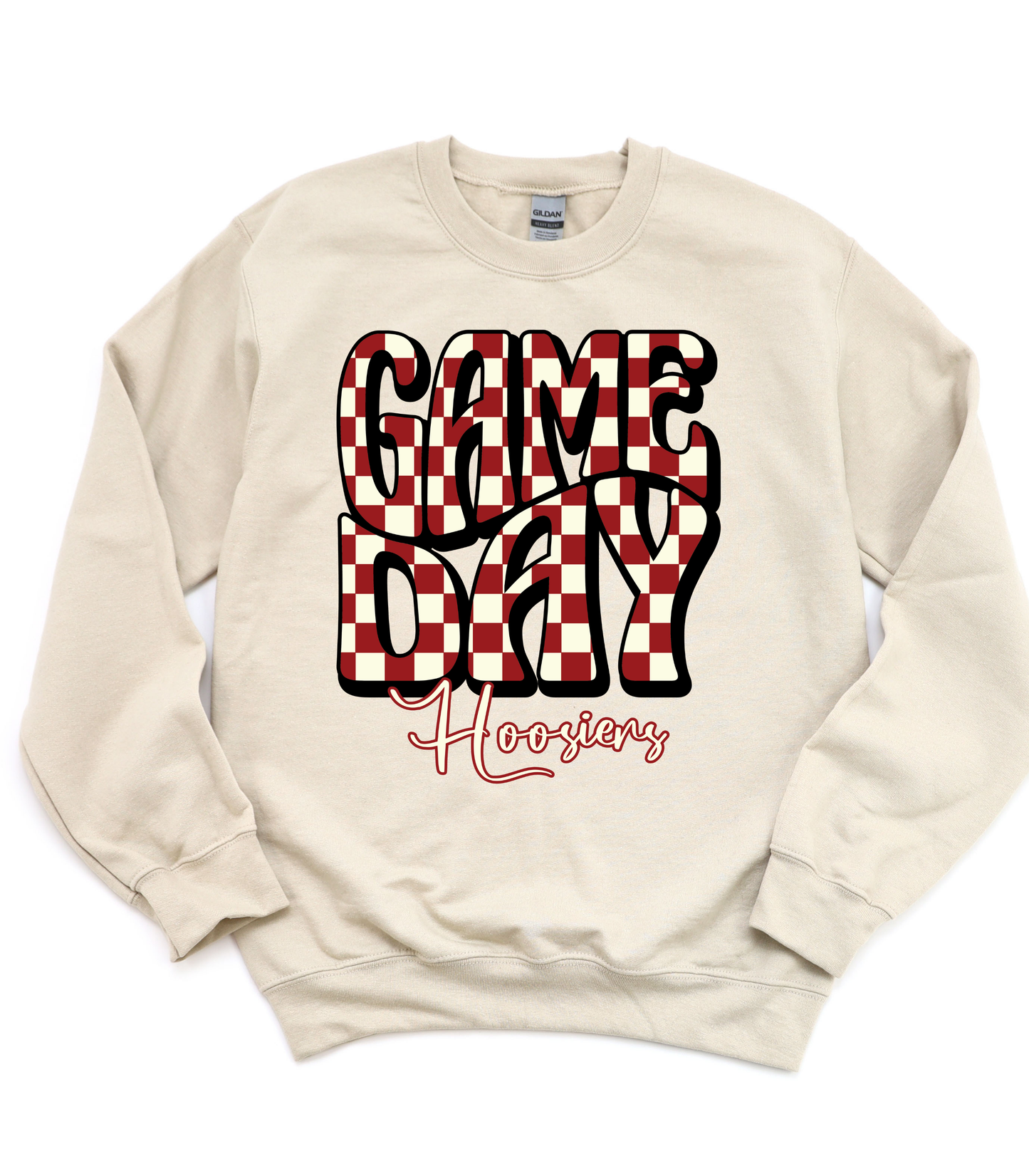 CHECKERED HOOSIER GAME DAY - SWEATSHIRTS + TEES