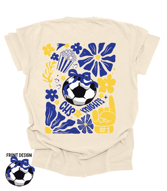 CUSTOM BOHO FLORAL SOCCER FRONT & BACK - PJ EXCLUSIVE - TODDLER/YOUTH