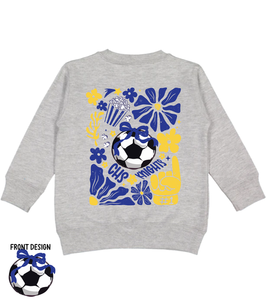 CUSTOM BOHO FLORAL SOCCER FRONT & BACK - PJ EXCLUSIVE - TODDLER/YOUTH