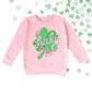 PRETTY IN PINK LUCKY TEE/CREW - TODDLER/YOUTH