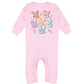 INFANT CHECKERED BUNNY CANDY ROMPER